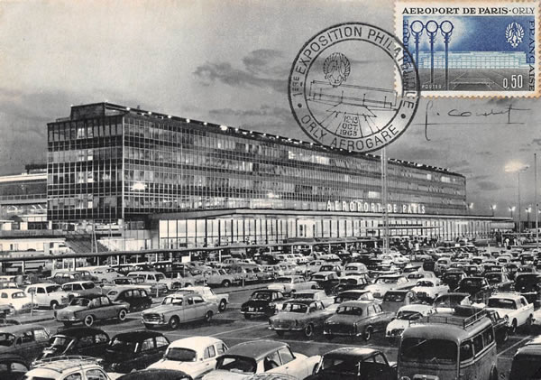 Carte maximum exposition Paris Orly