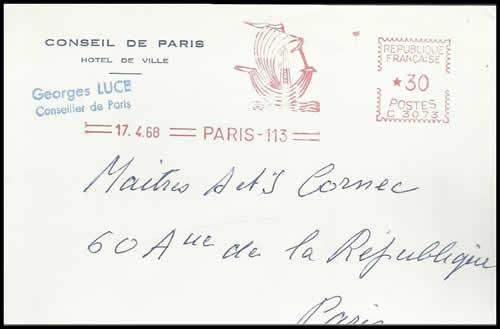 Conseil de paris 1968