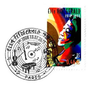 FDC France Ella Fitzgerald