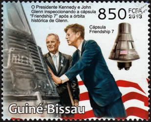 John Kennedy et John Glenn