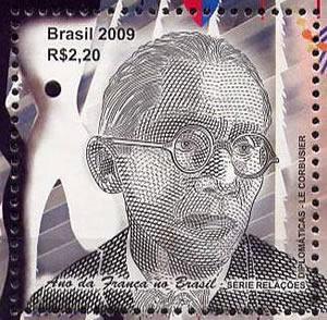 Le Corbusier timbre du Brésil