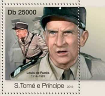 Louis de Funes en gendarme San Tome et Principe