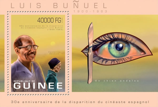 Luis Bunuel et Catherine Deneuve