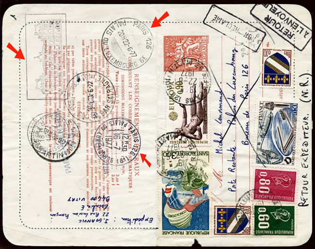 cachet pneumatique du Sénat