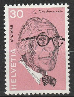 Le Corbusier timbre de Suisse