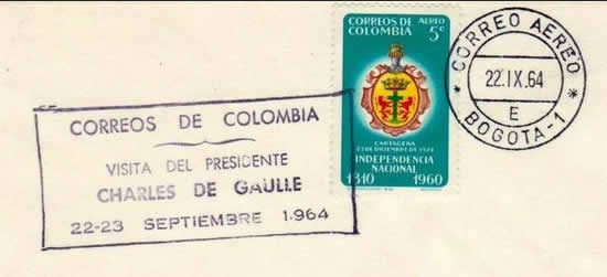 Visite de Gaulle en Colombie