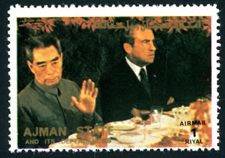 Chou-en-Lai et Nixon