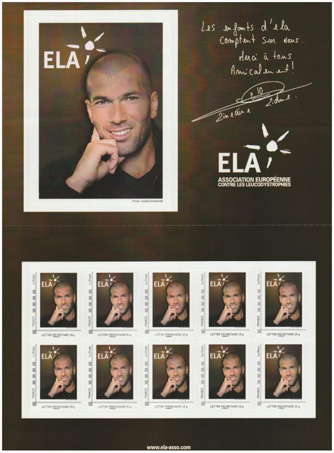 Collector Zidane pour l'association ELA