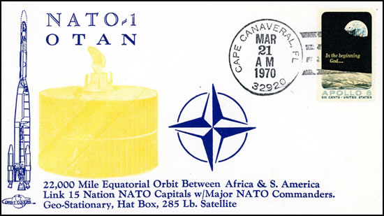 Lancement du satellite OTAN-1