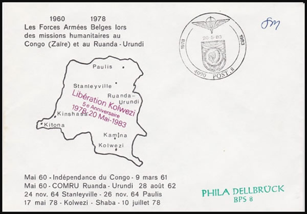 Intervention belge à Kolwezi