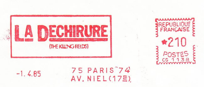 EMA du film La Déchirure (The Killing Fields)