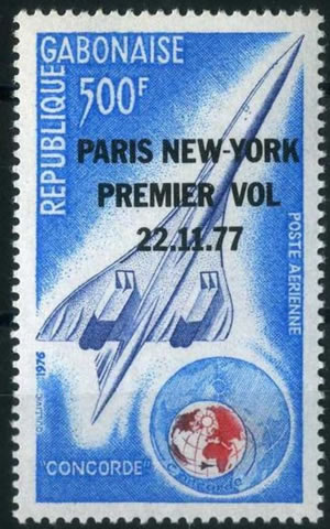 1er vol Paris New-York en Concorde