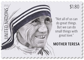Mèere teresa timbre ONU