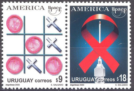 Timbre SIDA Uruguay