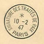 Signature traités de paix