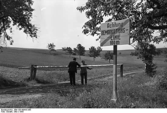 "Frontière entre la Thuringe et la Bavière