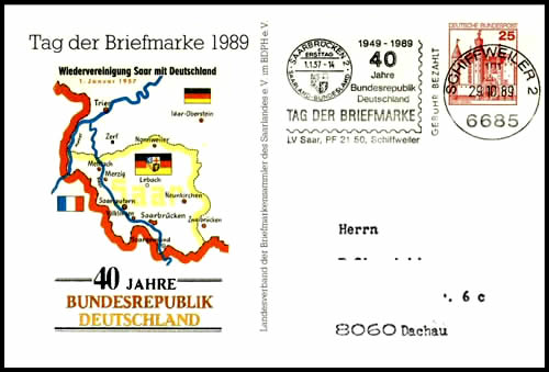 40ème anniversaire de la RFA commémoré en Sarre