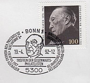 Adenauer 40ème anniversaire des accords de Bonn et paris
