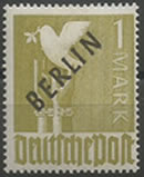 Surcharge BERLIN en noir