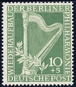Timbre de Berlin 1950