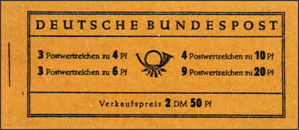Couverture carnet Posthorn 1951