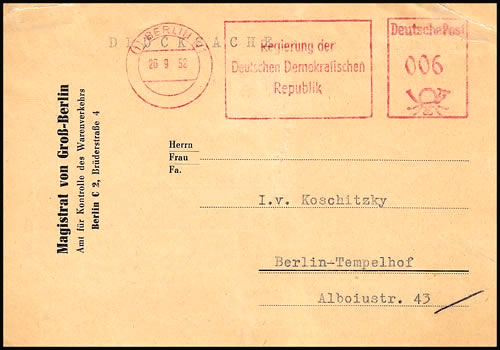 EMA gouvernement DDR