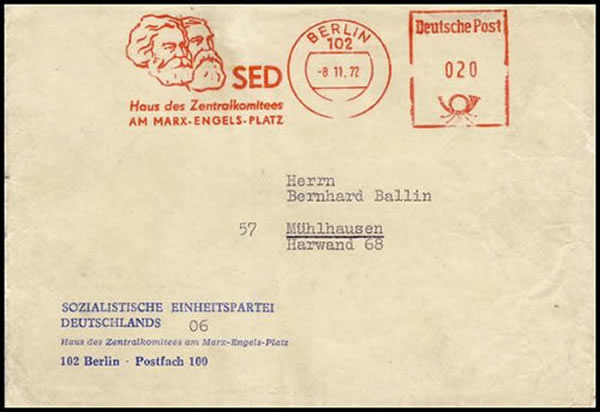EMA DDR Comité Central du SED