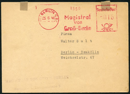 Magistrat Gross Berlin juin 1948