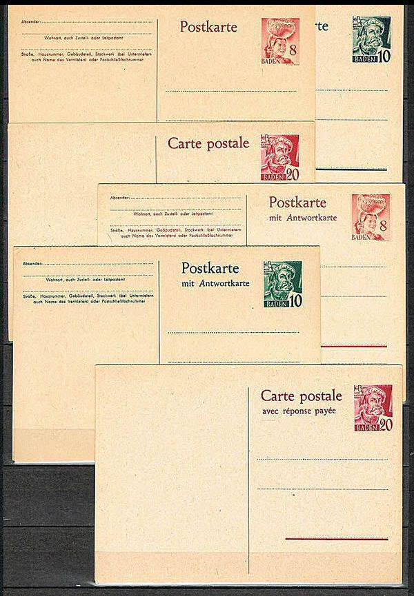 Entiers postaux Baden