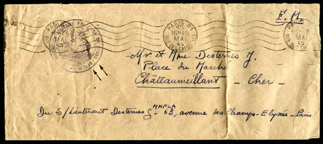 lettre de la Mission Militaire Française de Liaison en Allemagne