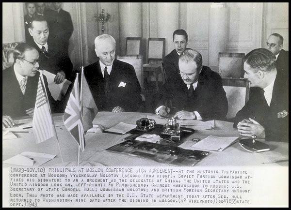 Conférence de Moscou octobre 1943