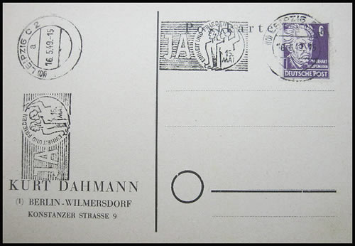 OMEC "Ja" élections de mai 1949 en SBZ