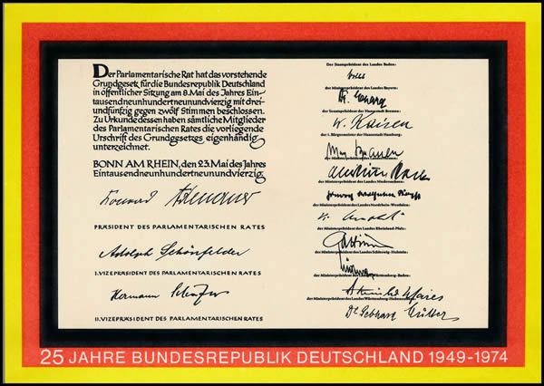 Signatures de la Loi Fondamentale