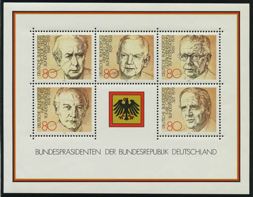 Les cinq premiers Pré&sidents de la RFa