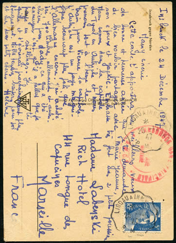 Ambulant Lindau à Innsbrück 1947