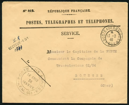 Lettre du BPM 601 en franchise recommandée