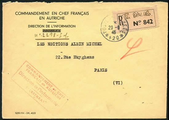 Commandant français en Autriche