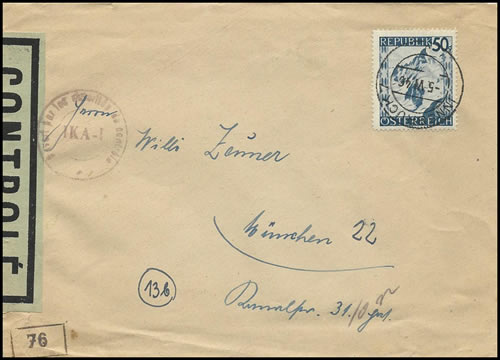 Censure IKA-1 bande verte de fermeture