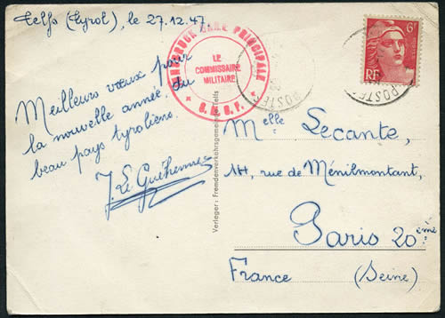 Gare de Innsbruck Comissaire militaire