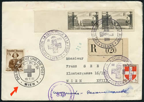 Lettre Croix-Rouge Vienne