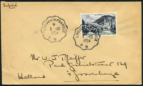 Ambulant Lindau à Innsbruck 1954