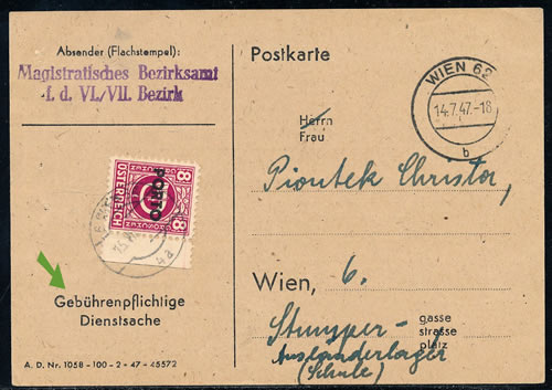 Port payé par le destinataire avec Posthorn