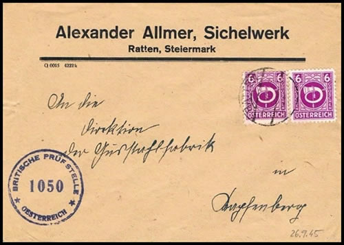 Posthorn utilisé en zone américaine