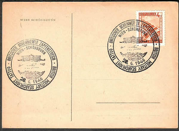 Présentation Britannique à Schönbrunn