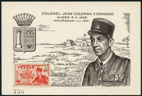 CP hommage au colonel COLONNA D'ORNANO