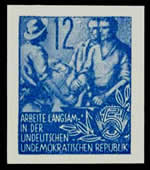 timbre de propagande contre la DDR