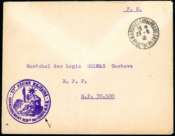 Commandant des Camps de la XVe région militaire