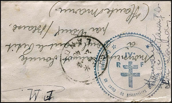 Dépot de prisonniers allemands des Landes