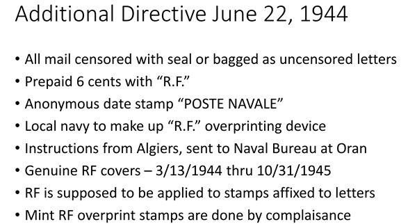 instruction US concernant les surcharges RF