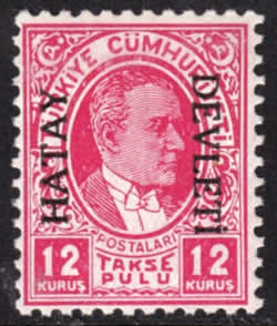 Timbre taxe surchargé 12k